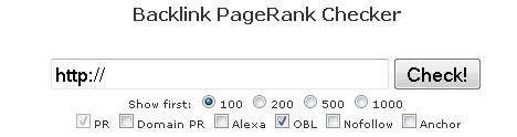 Backlink PageRank Checker Tool Demo
